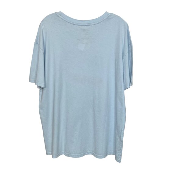 Mighty Fine Monaco Graphic Tee Tshirt Embroidery Blue Size Medium New - Picture 2 of 8